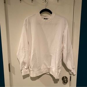 TNA Terry Fleece Boyfriend crewneck sweatshirt